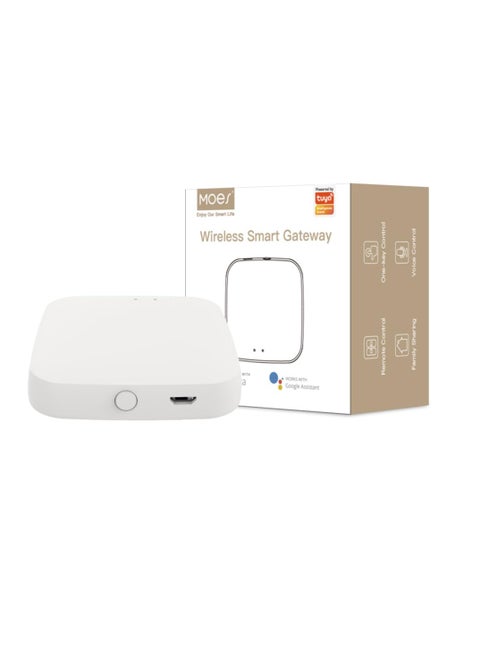 Tuya Bluetooth Fingerbot Hub, WiFi Smart Home Hub, Smart Home Bridge, App Remote Control, Compatible with Smart Life App and Alexa, Google Home