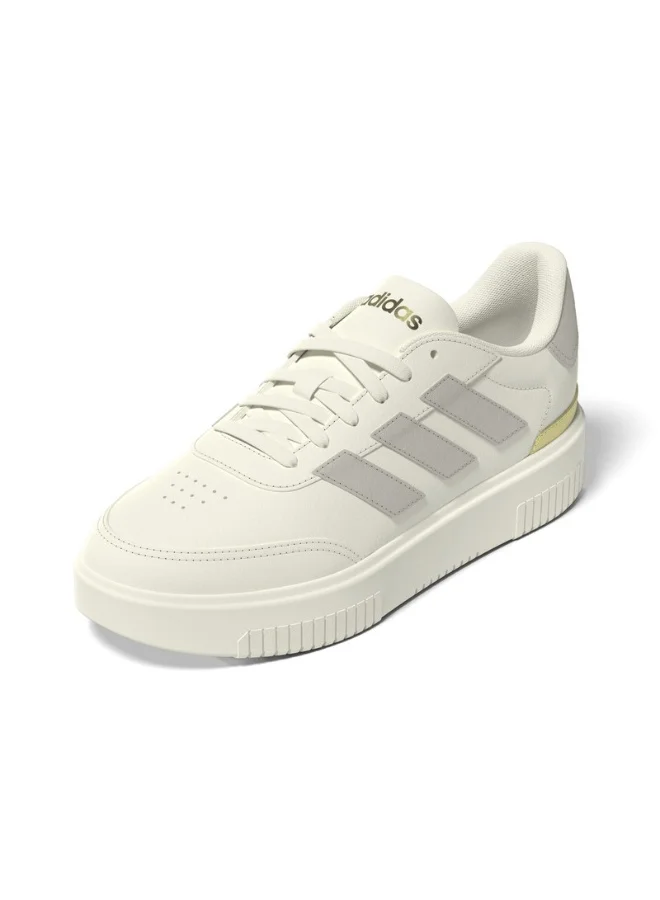 Adidas Courtblock Bold W White Sportswear Shoes For Women