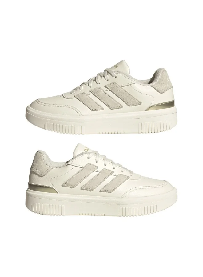 Adidas Courtblock Bold W White Sportswear Shoes For Women