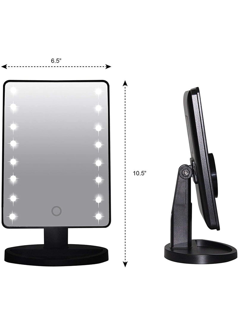 Divik Divik Adjustable 16 LED Studio Glow Vanity MakeUp Light Natural Light Makeup and Shaving Dressing Table Top Stand Portable LED Vanity Mirror Lights Mirror 1Pcs  - Image 4