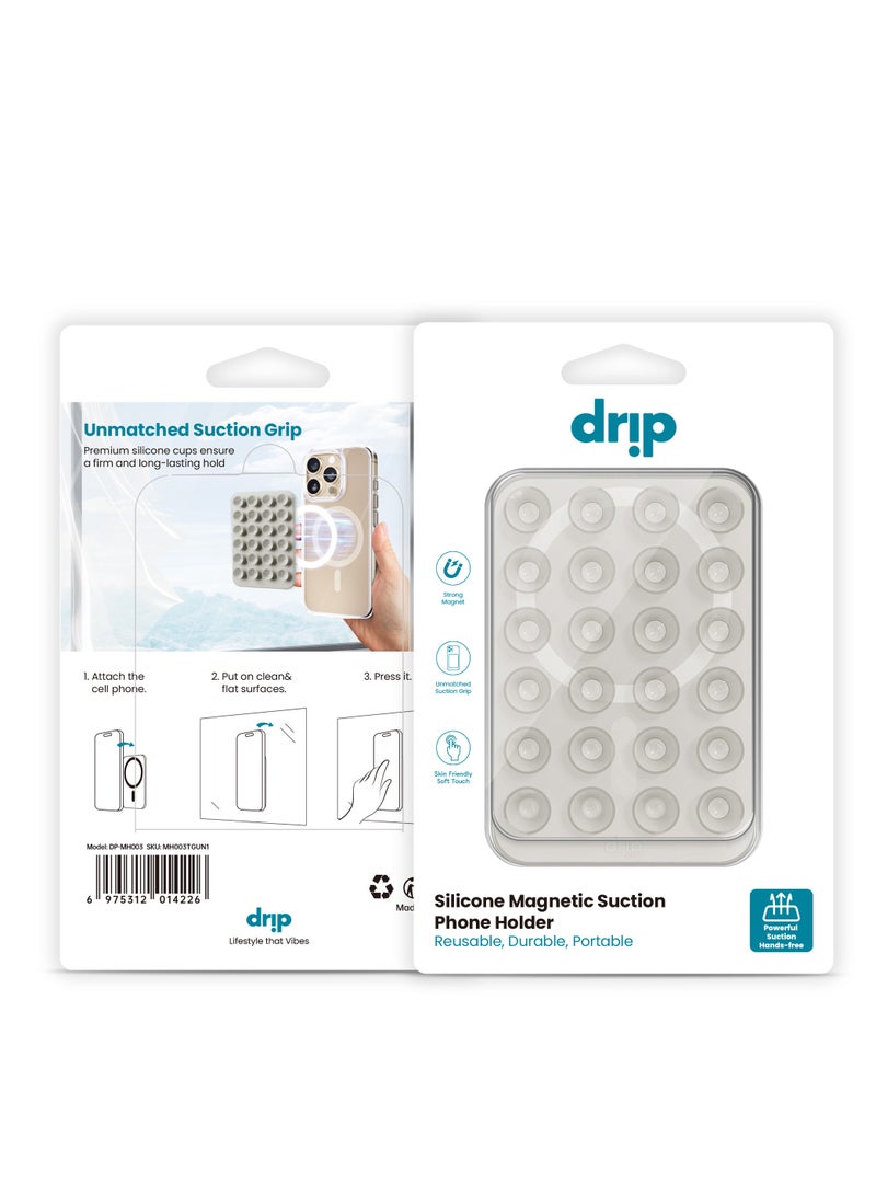 DRIP Magnetic silicone adhesive stand for mobile-gold - Image 4