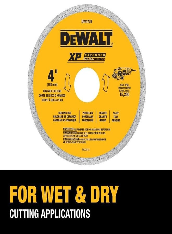 DEWALT 4-in x 0.06-in Ceramic Tile Bl, Yellow - Image 4