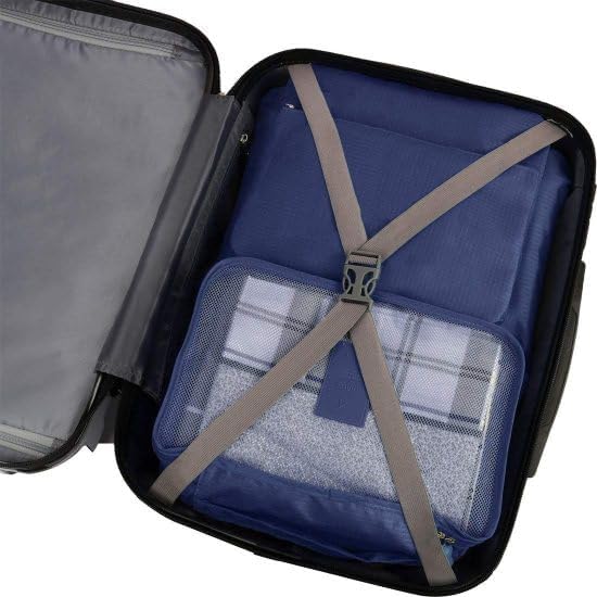 DRUDRAYA Laundry Pouch Storage Bags 6 in 1 Polyester Secret Pouch Travel Bag Packing Cubes Laundry Bag with Undergarments Cloth Storage Organizer Travelling SetSuitcase Bag x Set of 6 - Image 3