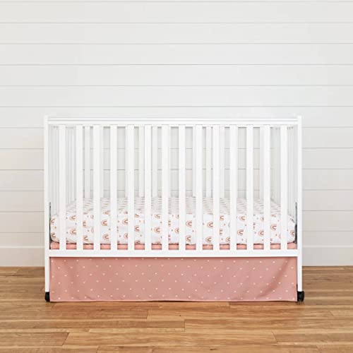 Cokouchyi 3 Piece Rainbow Boho Crib Bedding Set - Standard Size Nursery Bedding for Boys and Girls with Crib Sheet, Comforter & Crib Skirt - Image 5