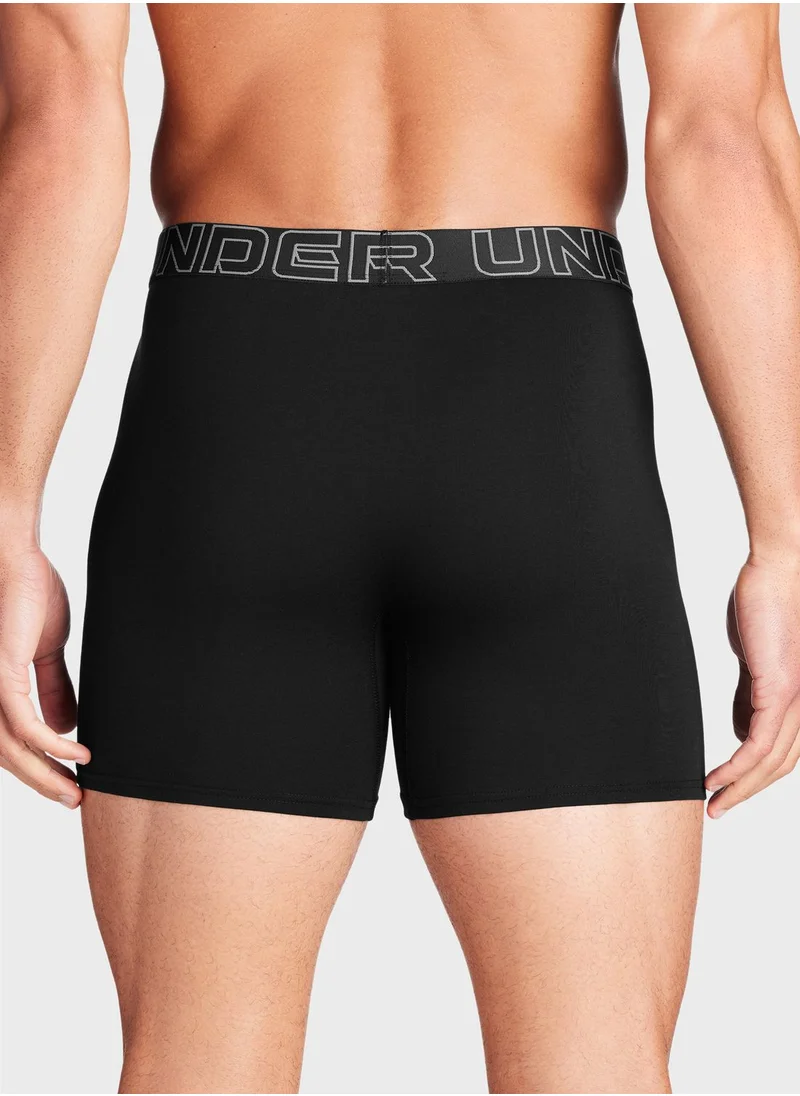 UNDER ARMOUR 3 Pack Performance Tech 6In Boxers
