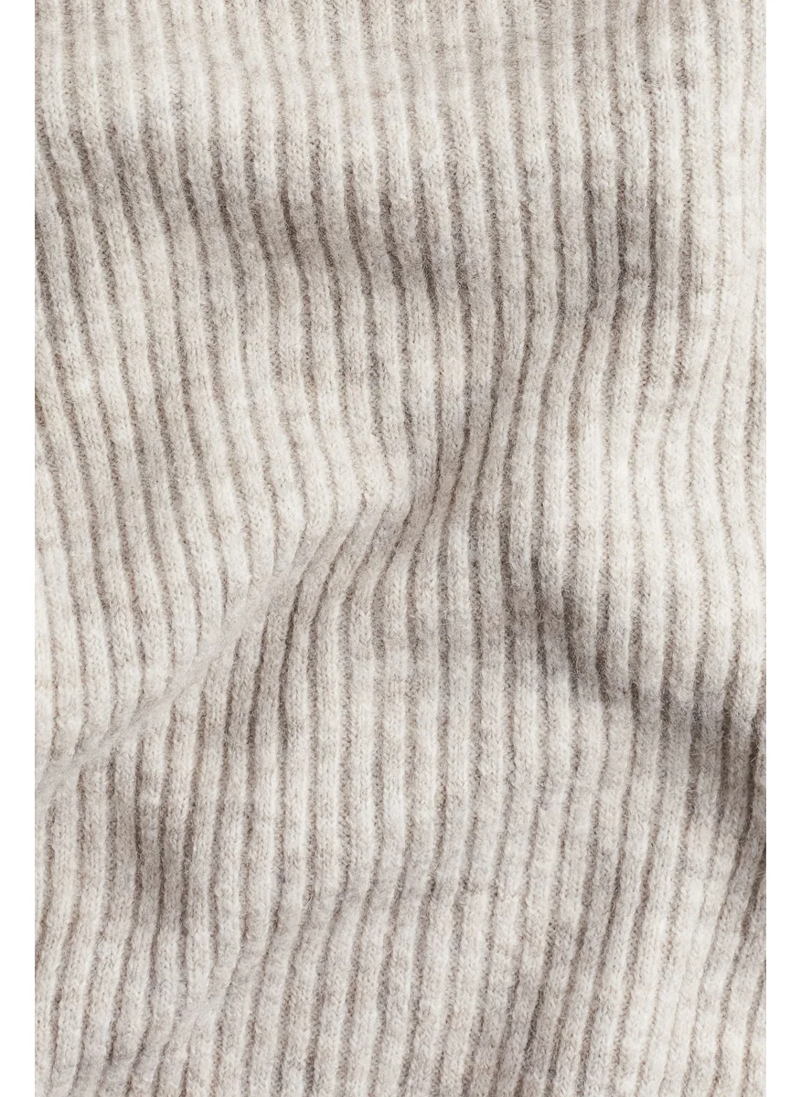 H&M Mama Rib-Knit Off-The-Shoulder Dress