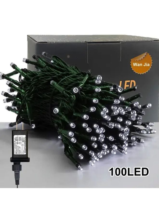 39Ft 100LEDs Plug In High Brightness String Lights 8 Modes Memory Timing For Christmas Tree Holiday Party - Image 4