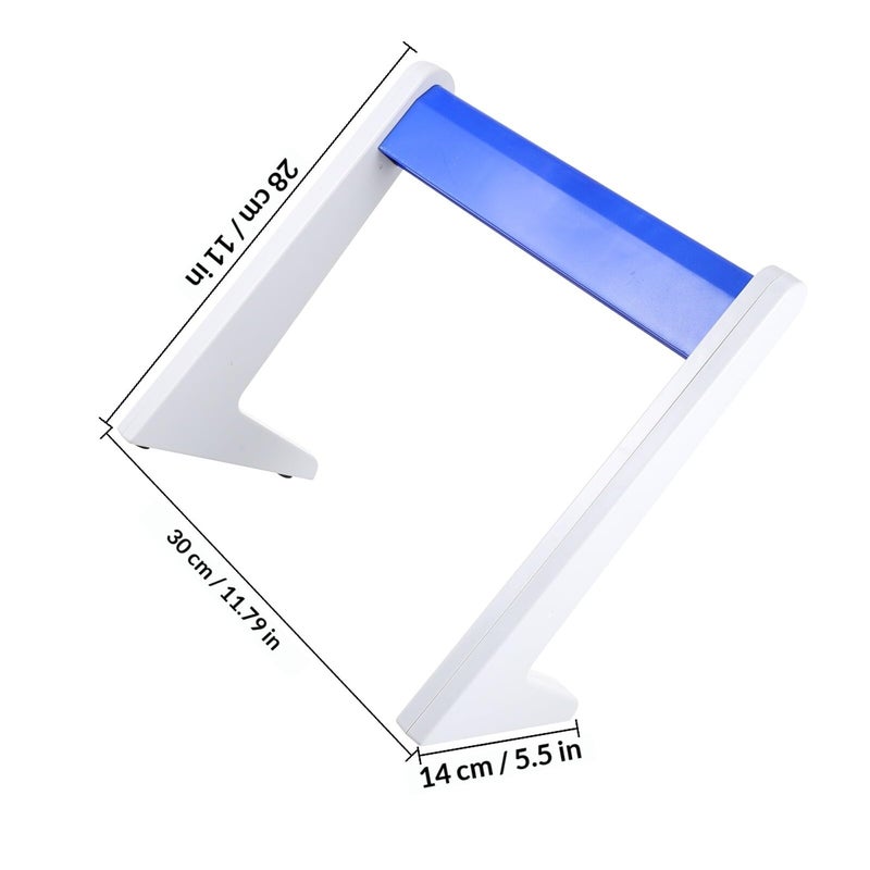 L Shaped Plastic Pipette Rack Stand Space Saving Lab Shelf Holder for Laboratory - Image 3