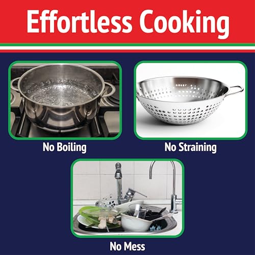 Fasta Pasta Microwave Pasta Cooker- The Original (2PK)- Cooks up to 4 Servings- No Mess, Sticking or Waiting For Boil- Perfect Al Dente Pasta Every Time- For Dorms, Kitchens, Offices- Made in the USA - Image 2