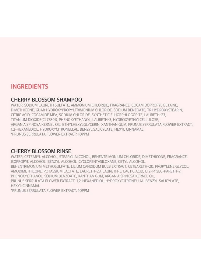 Kerasys - Cherry Blossom Perfumed 33.8 Fl Oz / 1L (Shampoo + Conditioner Set) - Image 1
