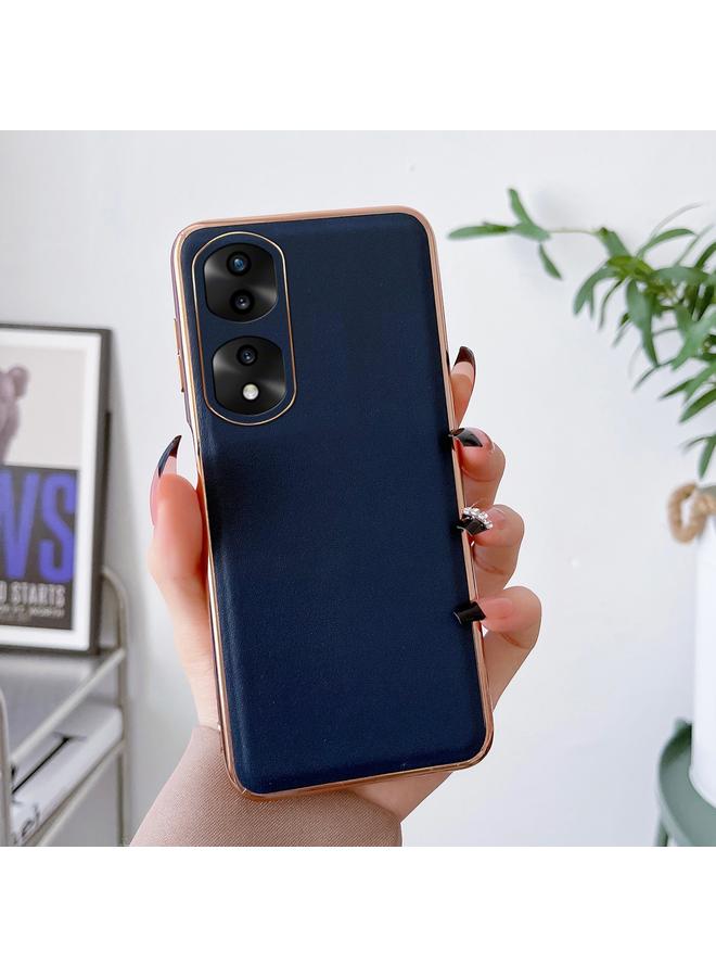 S-TOP Case For Honor 70 Pro Genuine Leather Xiaoya Series Nano Plating Phone Case - Image 2