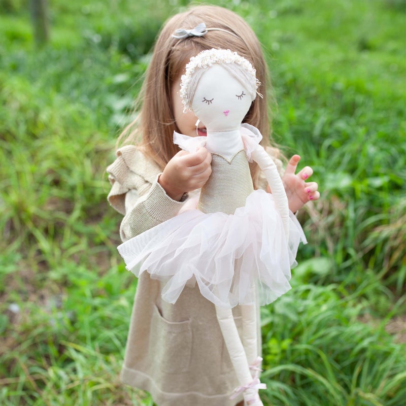 MON AMI Ballerina Stuffed Doll - 22”, Plush Ballerina Doll for Girls, Use as Toy or Room Decor, Great Gift for Kids of All Ages - Image 5