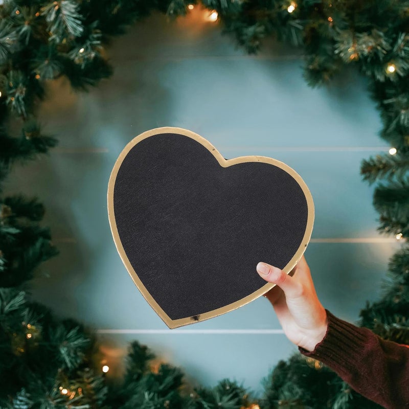 MOBUTOFU Heart Shaped Box Set 3pcs Valentine Wrapping Boxes Black Paper Packaging Case with Ribbon for Flowers, Treats, and Small - Image 5