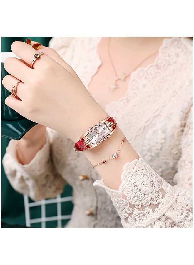 MODIYA Women's Casual PU Leather Analog Watch - Image 3