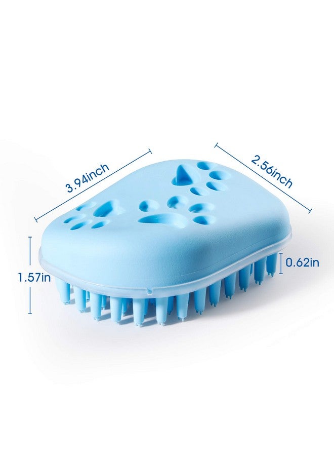 Pet Bath Massage Brush - Grooming Comb with Soft Silicone Bristles for Shampoo and Massage Dogs & Cats with Short or Long Hair - Image 3