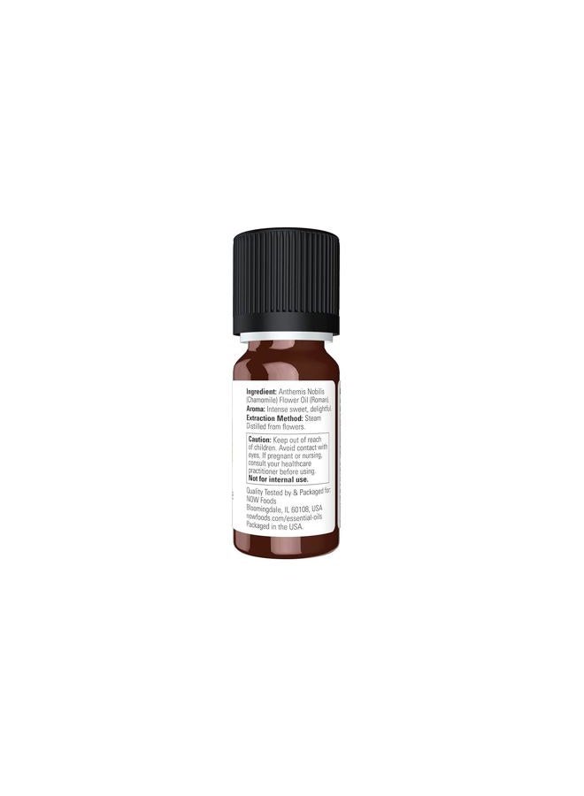 now NOW Essential Oils, Chamomile Oil, Delightful Aromatherapy Scent, Steam Distilled, 100% Pure, Vegan, Child Resistant Cap, 10-ml  - Image 4