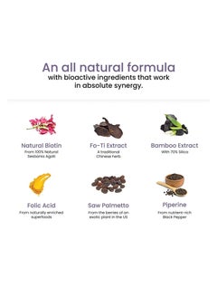 WELLBEING NUTRITION Healthy Hair With Plant Based Biotin Palmetto For Nutrition Growth 30 Strips  - Image 4