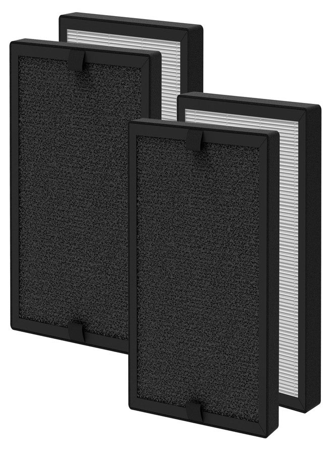 FCFMY KF250 H13 True HEPA Replacement Filter Compatible with Kenmore 1200e Series PM2010 Air Cleaner Purifier, Part # KF250, 2 Sets (4pcs) - Image 1
