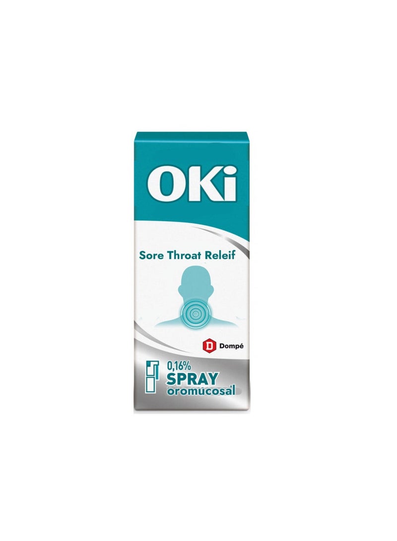 Oki Sore Throat Relief Spray 0.16% 15ml