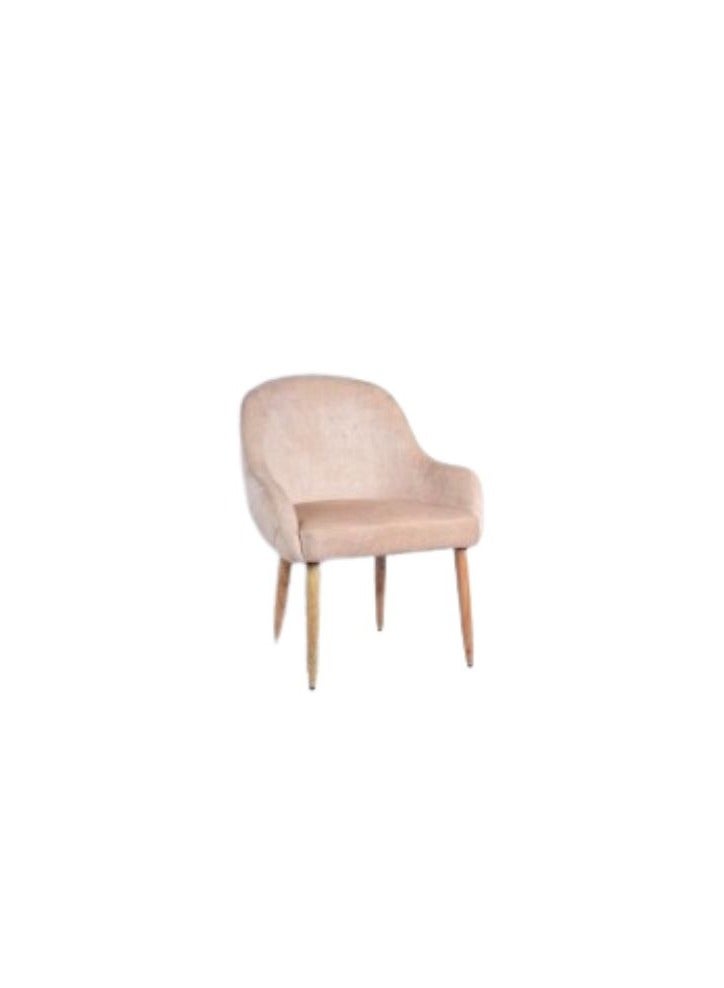Woplek Beige Fabric Modern Chair