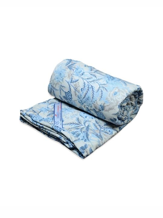 Innovative Edge Designer Ultrasonic Double Bed Quilt - Modern Embossed Geometric Pattern AC Blanket - Seamless Reversible Comforter for Luxury Bedroom Decor - Image 3