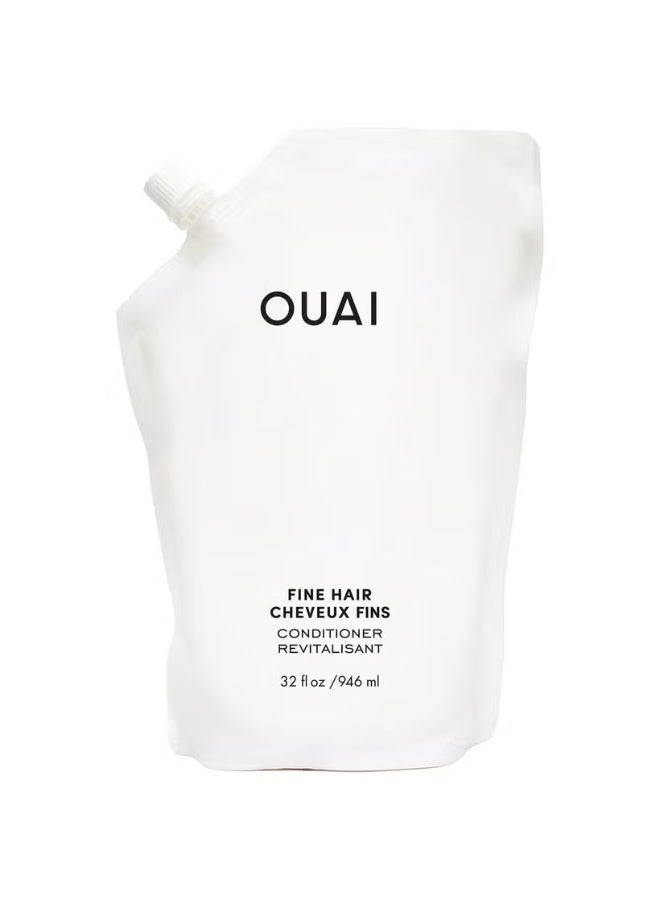 OUAI Fine Hair Conditioner Refill 946ml - Image 1