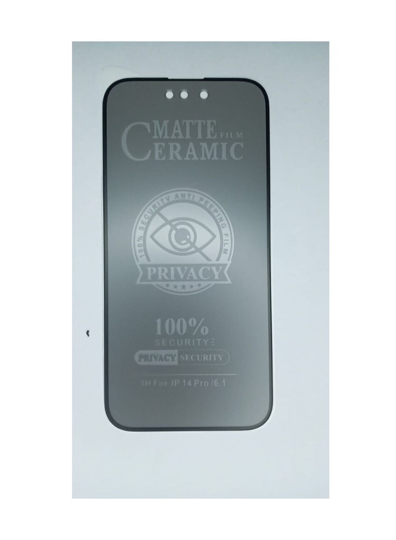 Matte Ceramic Privacy Screen Protector for For Iphone 12 Pro - Image 1
