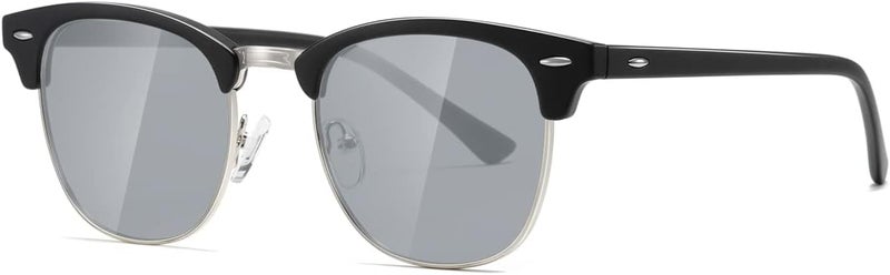 AEVOGUE Polarized Sunglasses For Women And Men Semi Rimless Frame Retro Sun Glasses AE0369 - Image 1