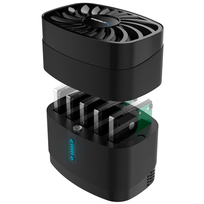 SABRENT 5Bay USBC Docking Station for 25 SATA HDDs and SSDs with Builtin Cooling Fan DS5R15 - Image 2