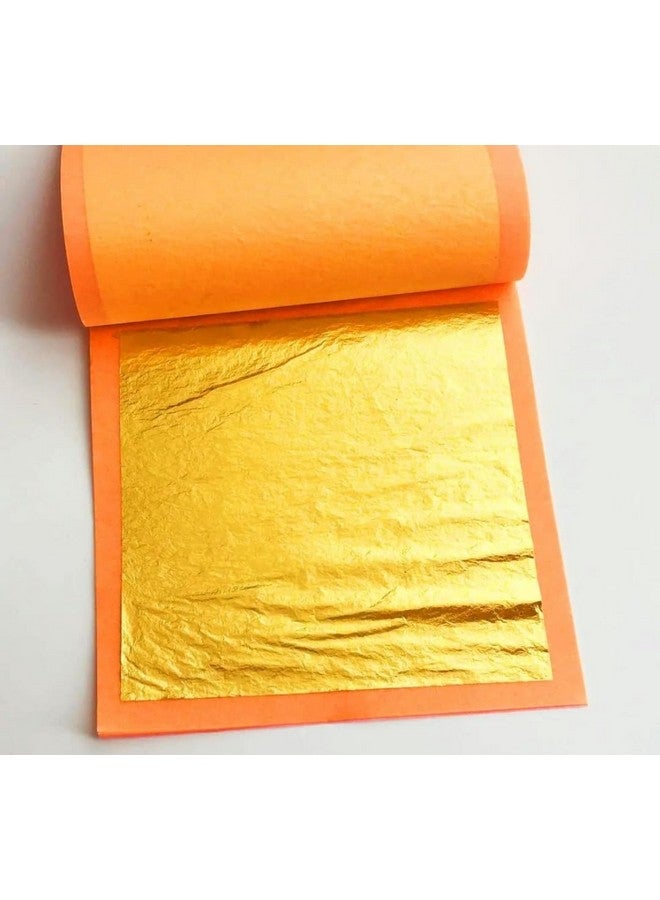 FGLC 24k Gold leaves king size 24k Gold Leaves Vark Varakh For Making Kaju katri Sweets Cakes Baking Chocolate Decoration, Jain Darasar,Anti Aging Spa,Serums & Beauty Art - Image 1