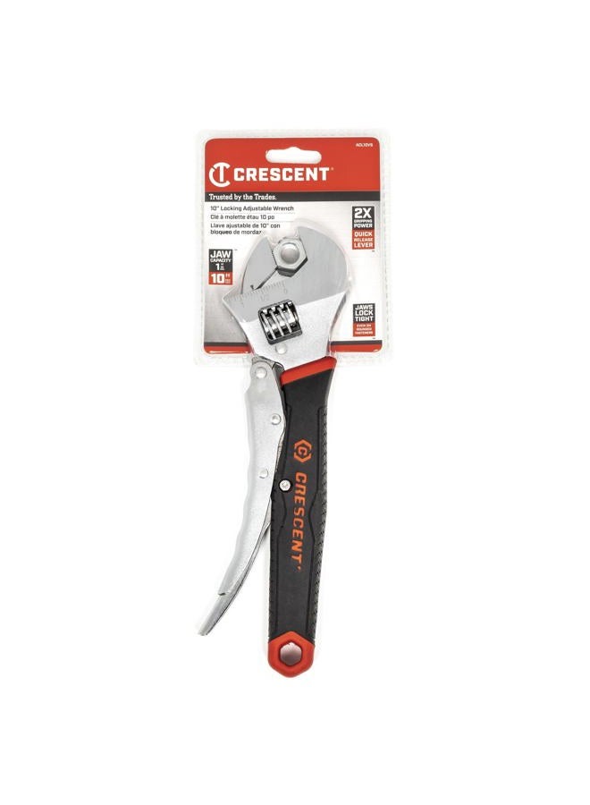 Crescent 10" Locking Adjustable Dual Material Wrench - ACL10VS - Image 1
