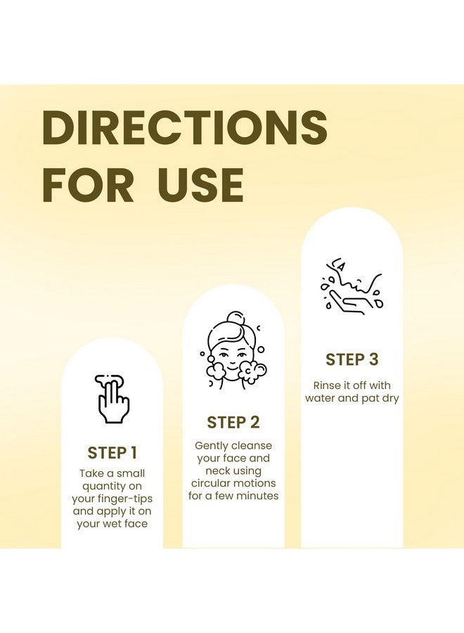 OSHEA Herbals Ubtan Glowing & Tan Removing Facewash For All Skin Types | Removes Tan, Impurities & Lightens Skin Tone With Deep Cleansing | Enriched With Turmeric & Saffron Extracts 100G - Image 2