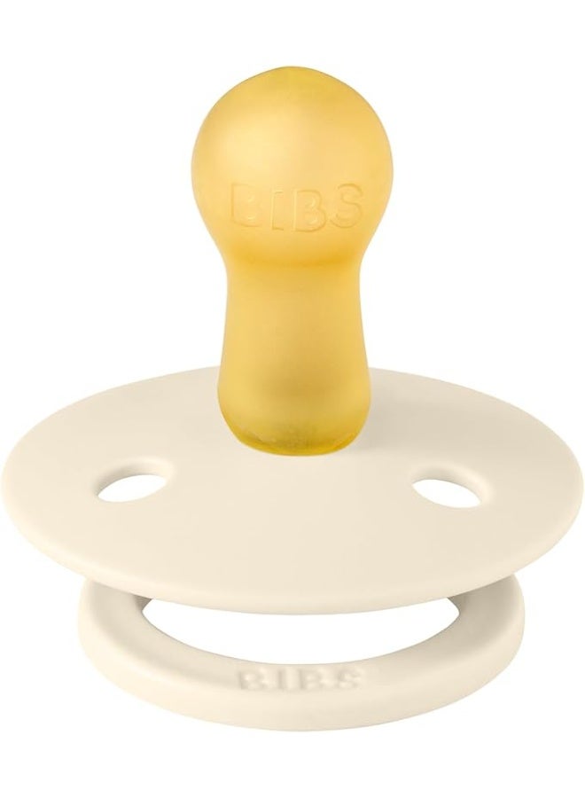 insular BIBS Pacifier Natural Rubber Baby Pacifier BPA Free Set of 2 - Image 2