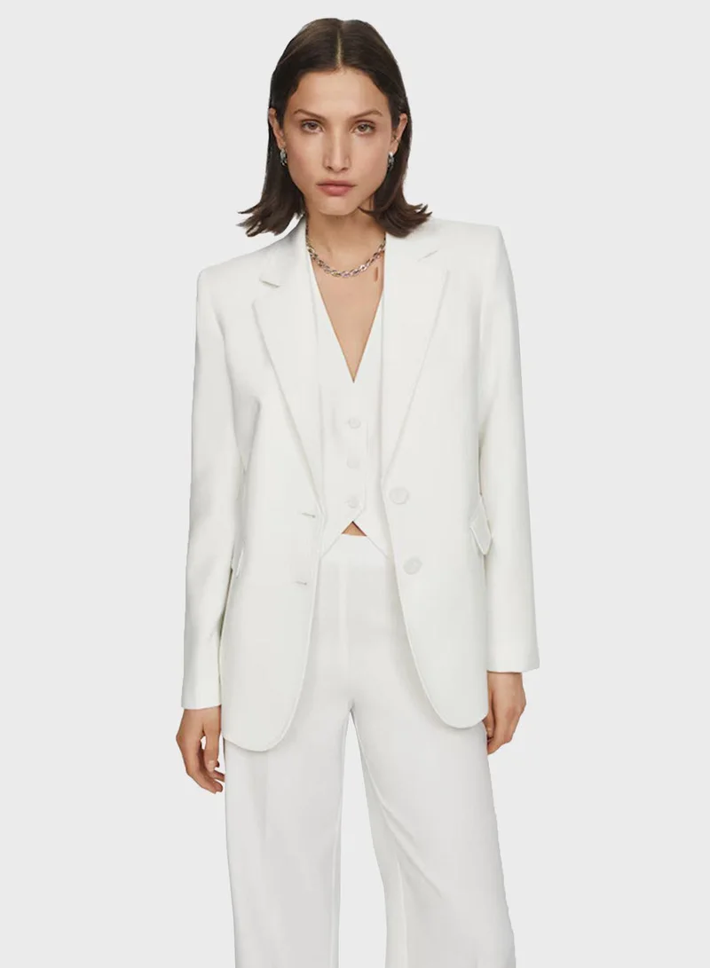 مانجو Straight Fit  Blazer