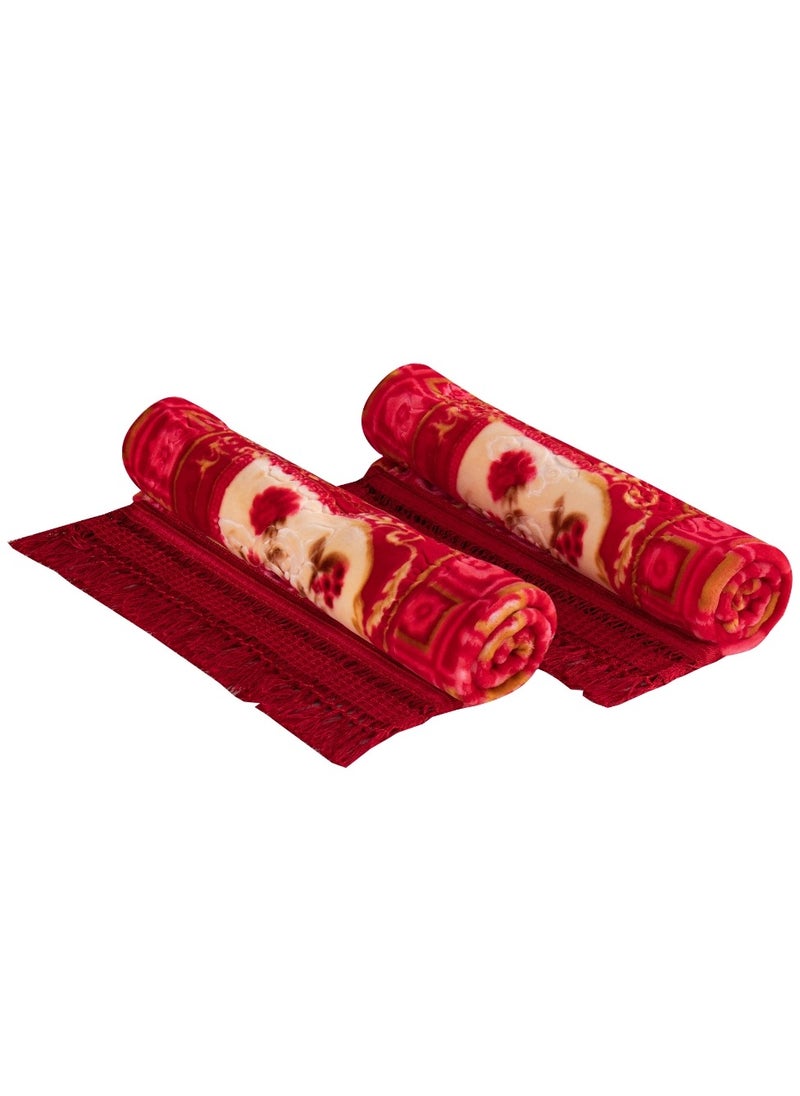 Stargold Blanket Set of 5 Pieces 220 x 240CM 2 Ply Premium Blanket With Bedspread Pillowcase And Neck Roll  - Image 3