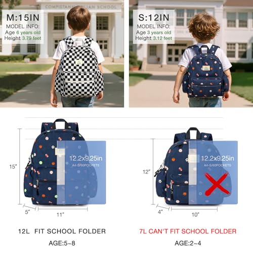 STEAMEDBUN Corduroy Kids Backpack for Boys and Girls 58 Boys Backpack for Elementary Kindergarten 15 inch Cute Backpacks for Kids - Image 3