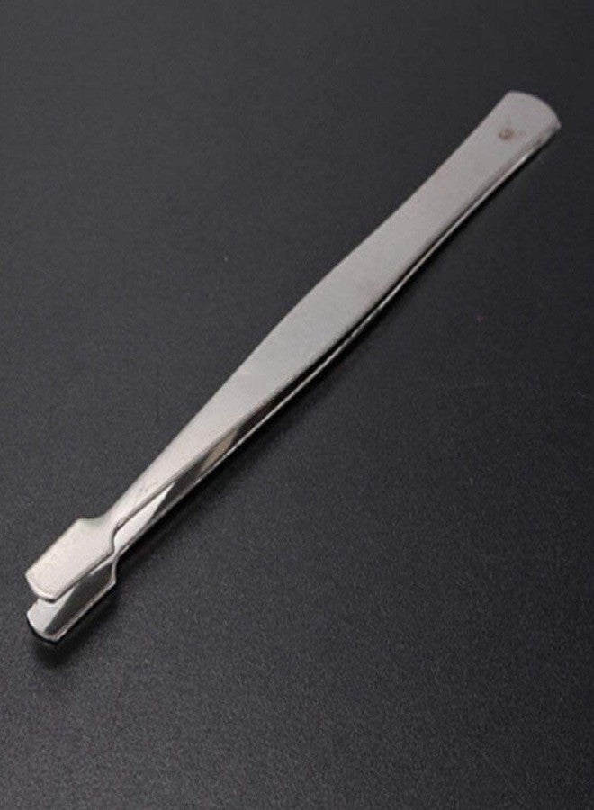 53 Arts 4PCS Stainless Steel Tweezer Set for Nail Art Precision and Detailing - Image 3