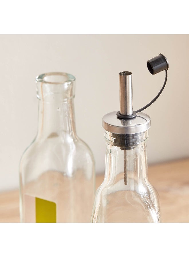 Home Box Essential 2-Piece Vinegar and Oil Bottle Set with Stand 11.7 x 28.7 x 6.3 cm - Image 5