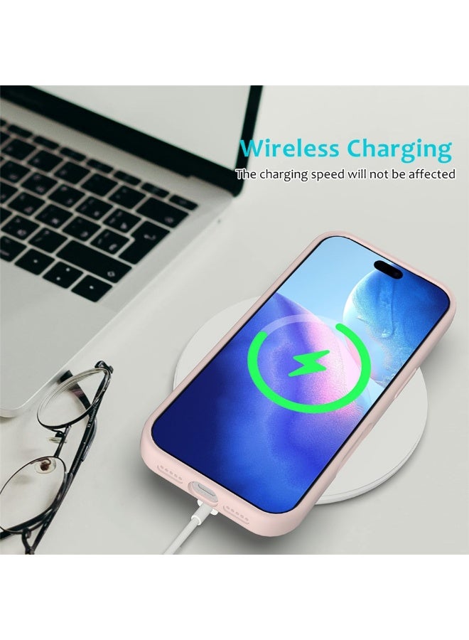 Liquid Silicone Protective Case Compatible with iPhone 17 Pro 6.3-Inch, Slim Matte Back Cover, Silky Soft Touch, Shockproof Design, Anti-Fingerprint with Microfiber Lining - Image 5