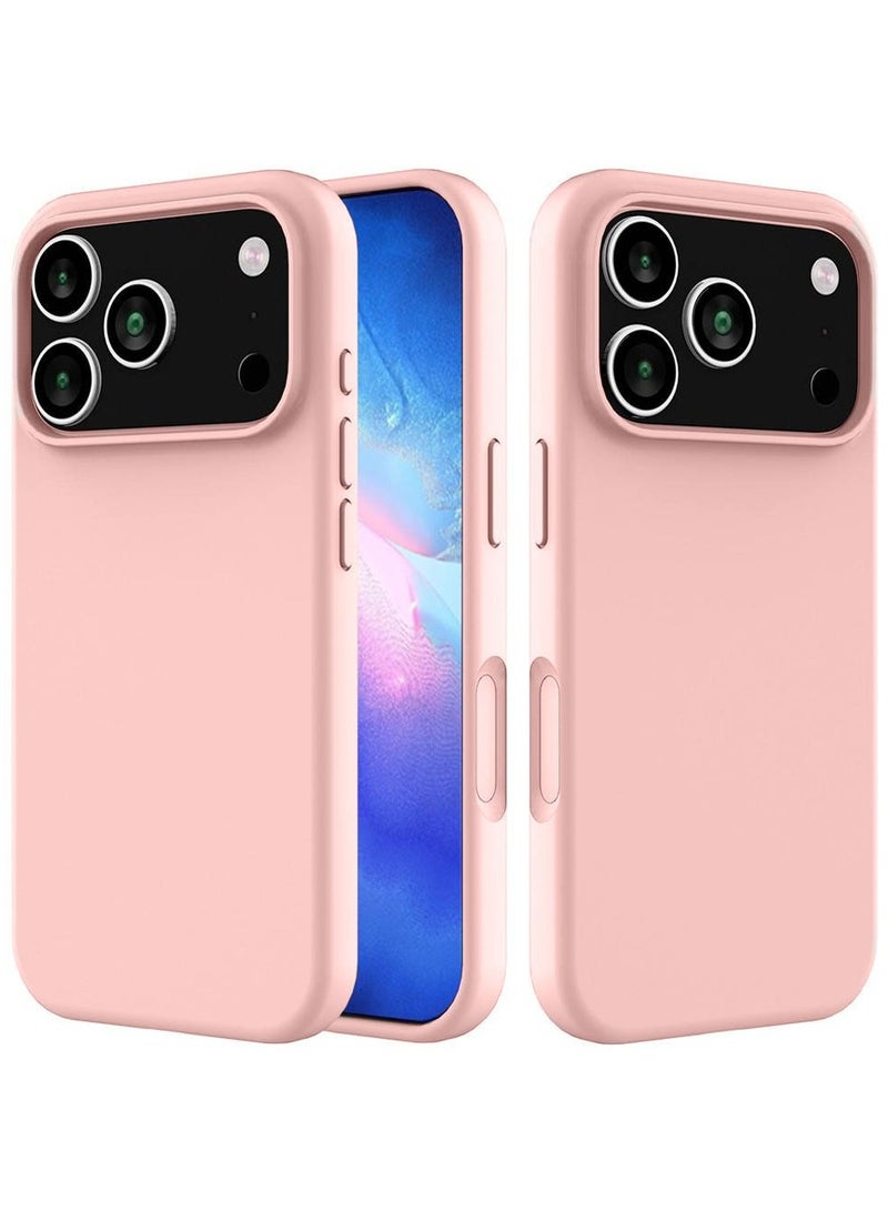 Liquid Silicone Protective Case Compatible with iPhone 17 Pro 6.3-Inch, Slim Matte Back Cover, Silky Soft Touch, Shockproof Design, Anti-Fingerprint with Microfiber Lining - Image 1