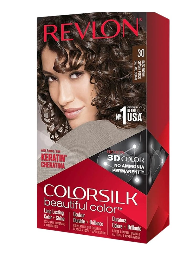 ريفلون صبغة شعر كلر سيلك - بني داكن 30 - Image 1