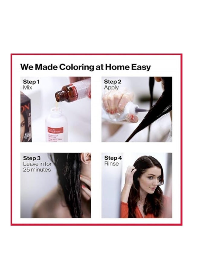 ريفلون صبغة شعر كلر سيلك - بني داكن 30 - Image 3