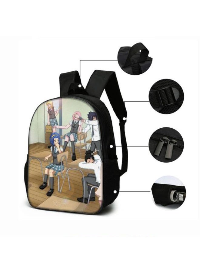 general Cartoon printed backpack + hand-held + pen bag set, three-piece practical bag combination (students, children, friends' outings, mountain climbing sports, etc. can be used) - 4 - Image 5