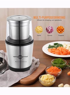 Tornado Keratiner Adjustable Electric Coffee Grinder, Spice Grinder,Coffee Bean Grinder, Espresso Grinder with 1Removable Stainless Steel Bowl  - Image 4