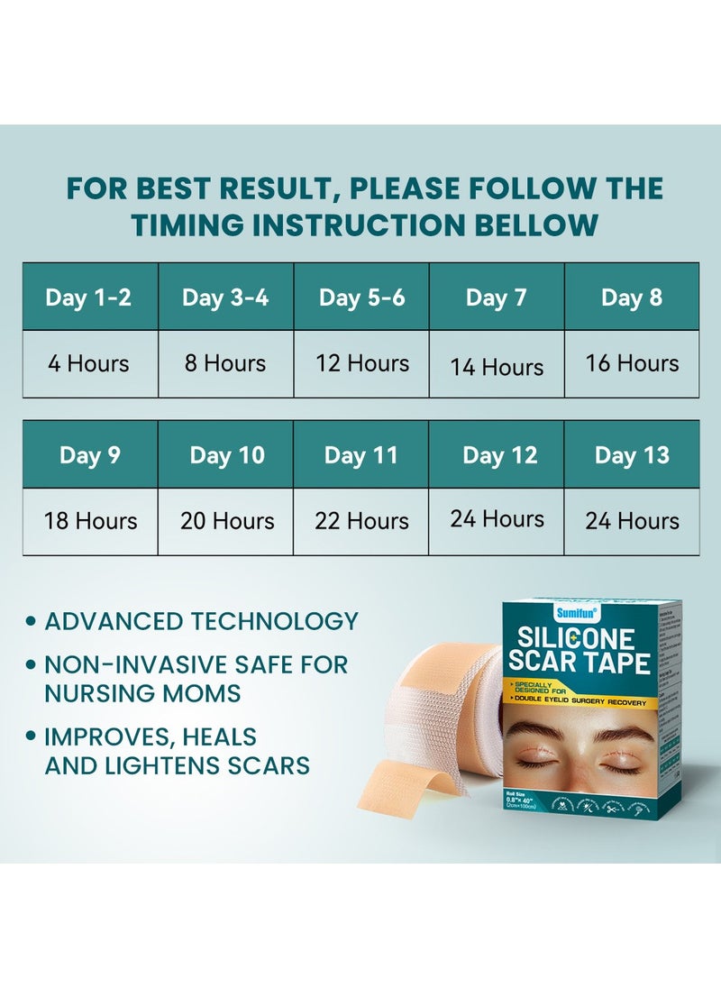 Sumifun Wound Repair Scar Patch, Surgical Scar Removal Patch, Sports Trauma Scar Care Patch(2*100cm)  - Image 4