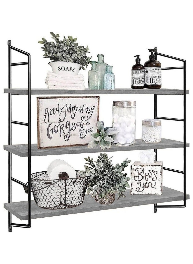 Home Gallery Multiple wall shelf Gray - Image 1