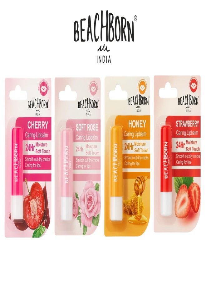 BEACHBORN Cherry Shine 4.2g Lip Balm|24 H Melt in Moisture Formula|Natural Oils|Glossy Finish,4.2 g (Pack of 1) - Image 4