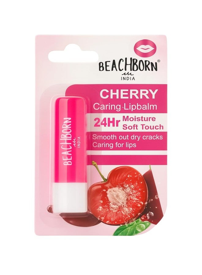 BEACHBORN Cherry Shine 4.2g Lip Balm|24 H Melt in Moisture Formula|Natural Oils|Glossy Finish,4.2 g (Pack of 1) - Image 1