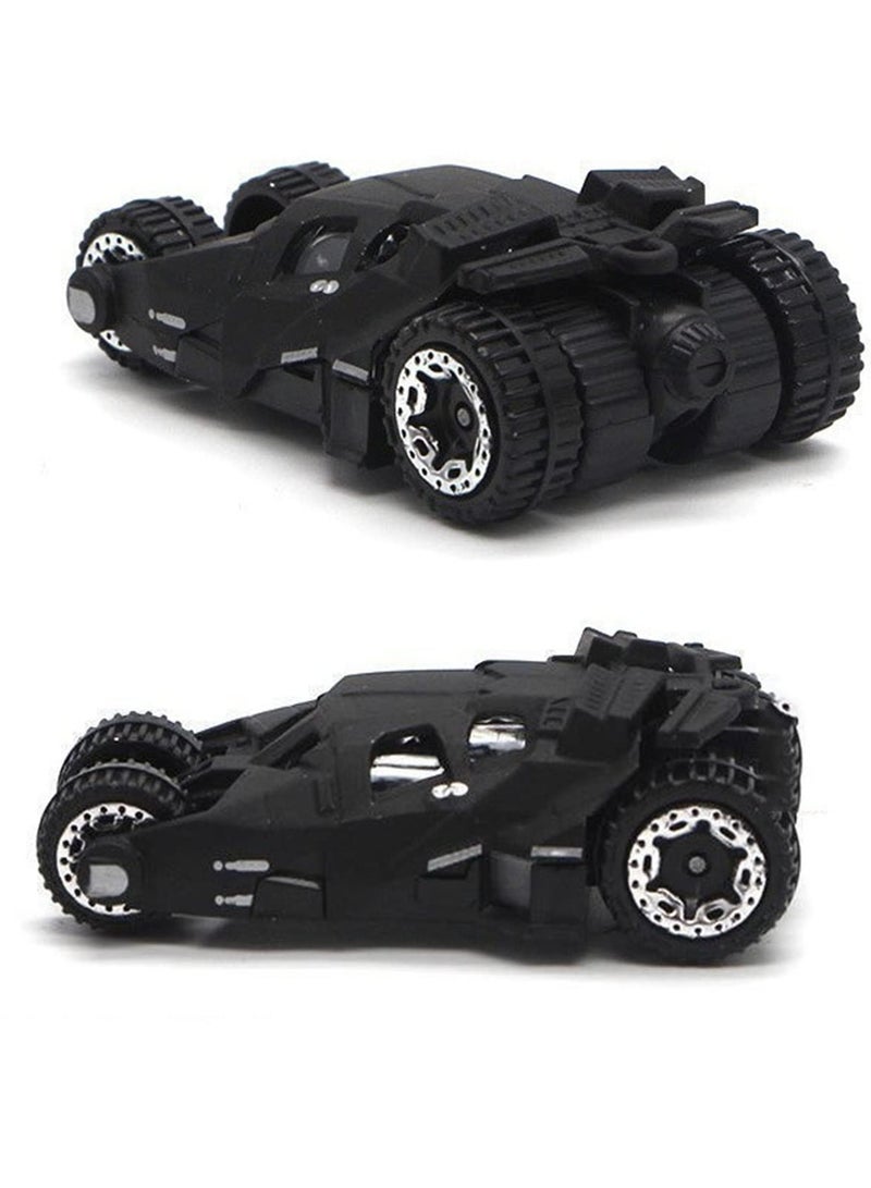 مجموعة مكونة من 6 قطع من عربة بات المصنوعة من الداي كاست بمقياس 1:64 بتصميم جذاب - هدية مثالية للأطفال - سيارات لعبة محاكاة لسيارة باتموبيل لتوفير متعة لا نهاية لها - هدايا رائعة للأطفال - Image 3