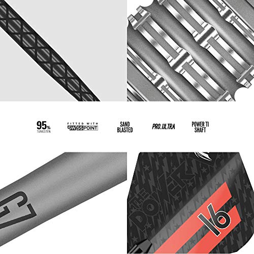 Target Darts Phil Taylor Power 9-Five Gen 7 26G | 95% Tungsten, Swiss Point Steel Tip Darts Set | Player-Edition Dart Set, Swiss Point Darts - Image 5
